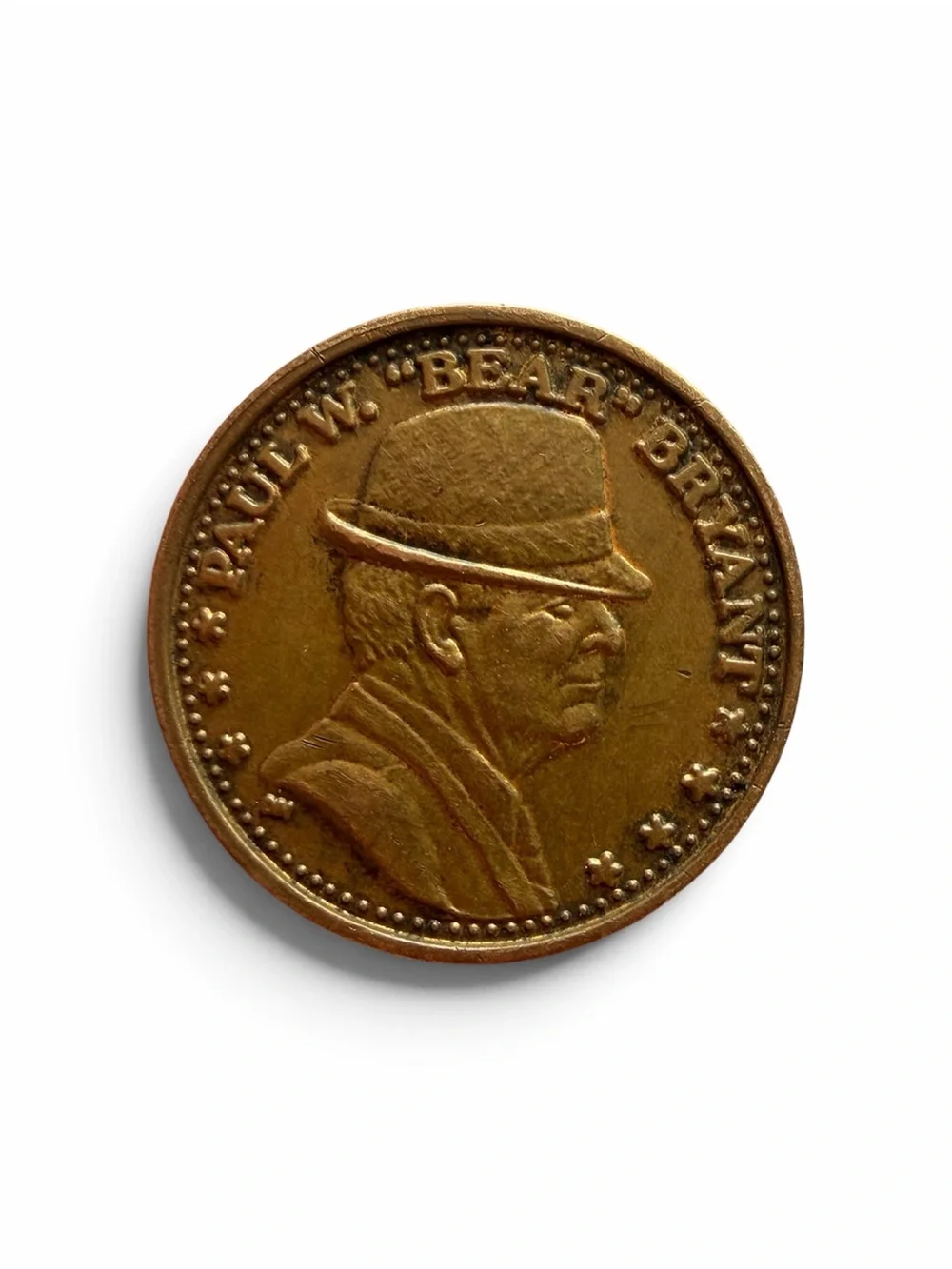 Paul w bear bryant collectible bronze